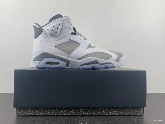 Rep TBkick Jordan Grey 6 Cool CT8529-100 Air 0526